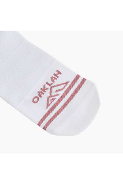 Oaklan by Shoexpress Logo Print Ankle Length Socks - Set of 5