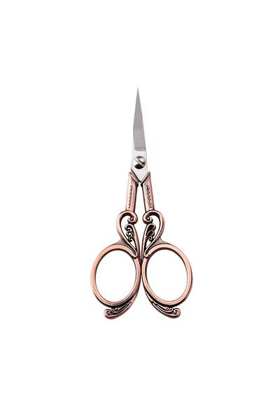 OZN AKSESUAR Ancient Copper Treaty Maki- Ribbon Opening Special Day Ceremonial Sewing Embroidery Scissors