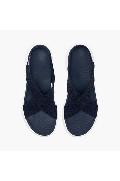 Kappa Women's Textured Slip-On Criss Cross Sandals