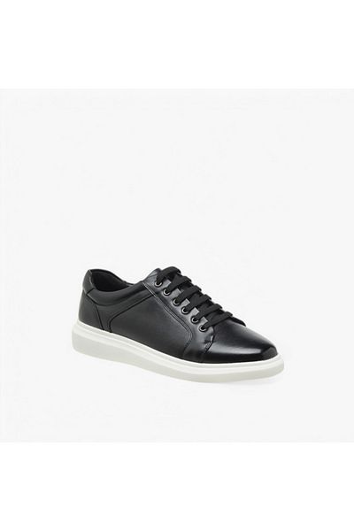 Lee Cooper Men's Panelled Sneakers with Lace-Up Closure