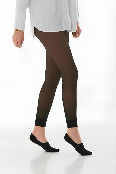DoDe Flora Λεπτές κάλτσες Look Κολάν Χειμερινό Θερμικό Κολάν με Γούνα Εσωτερικά Pnt