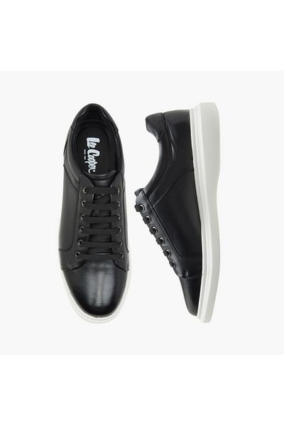 Lee Cooper Men's Panelled Sneakers with Lace-Up Closure