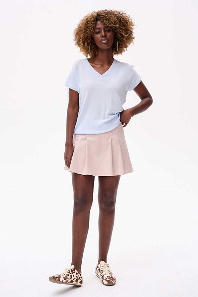 Blue Shadow Skirt Shorts Luna Light Beige
