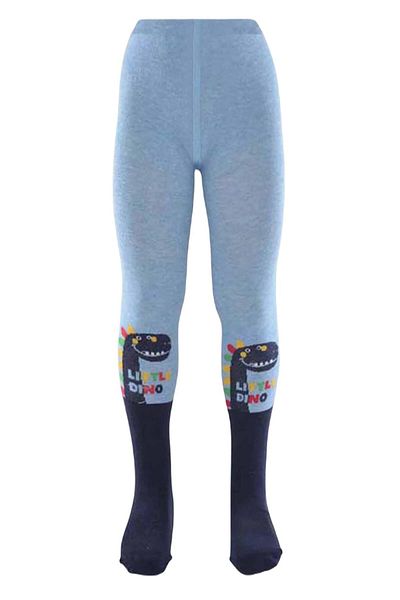 Ekinoks Boys' Cute Dino Pattern Cotton Pantyhose