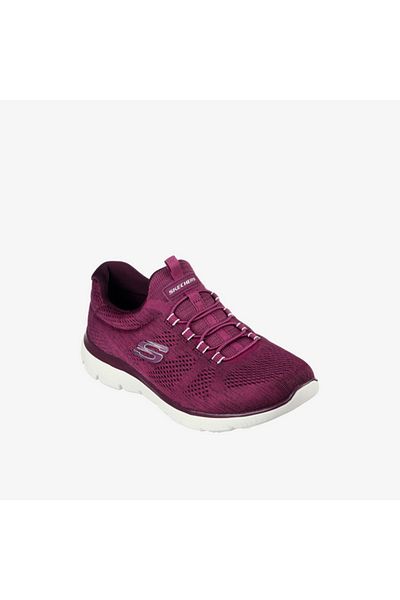 SKECHERS Women's Textured Slip-On Walking Shoes - SUMMITS