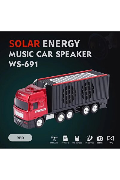 JUNGLEE TIR ŞEKLİNDE BLUETOOTH SPEAKER ŞARJLI KABLOSUZ HOPARLÖR FM RADYO SD K...