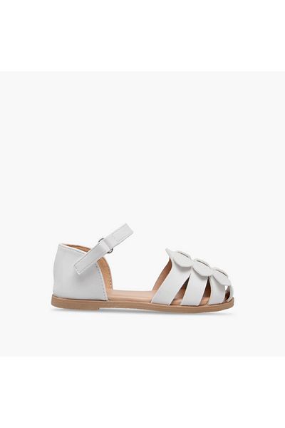 Flora Bella by Shoexpress Flora Bella Bow Accent Sandals with Hook and Loop Closure