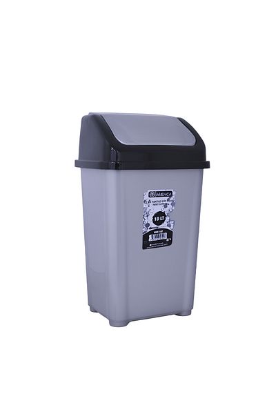 Generic 10L Swing Lid Plastic Waste Bin