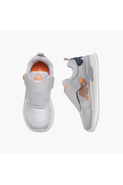 Kappa Boys' Pull Tab Detail Sports Shoes with Hook and Loop Closure