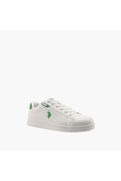 U.S. Polo Assn. U.S. Polo Assn Logo Embroidered Lace-Up Sneakers