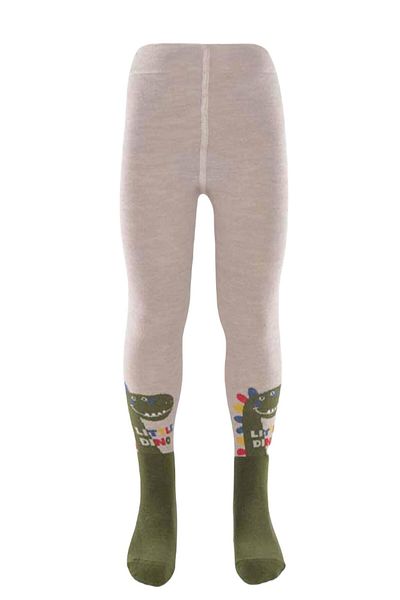 Ekinoks Boys' Cute Dino Pattern Cotton Pantyhose
