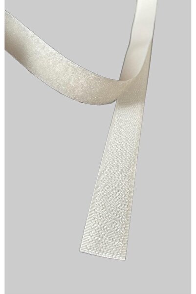 DOSTBAND Cırt Band Kırık Beyaz Çift Taraflı (GENİŞLİK: 2CM UZUNLUK: 25METRE)