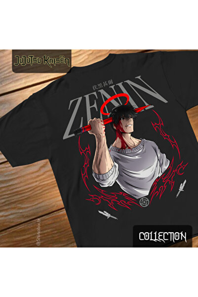 SHINOBIX Jujutsu Kaisen Anime Toji Fushiguro Zenin Clan Oversize T-Shirt