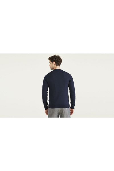 Dockers Ανδρικό πουλόβερ Crew Neck Regular Fit Blue A3711-0001