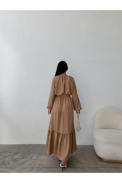 Swan Woman ΦΟΡΕΜΑ ΑΙΡΟΒΙΝ ΜΕ ΕΛΑΣΤΙΚΗ ΜΕ ΠΕΡΙΣΤΕΡΙ