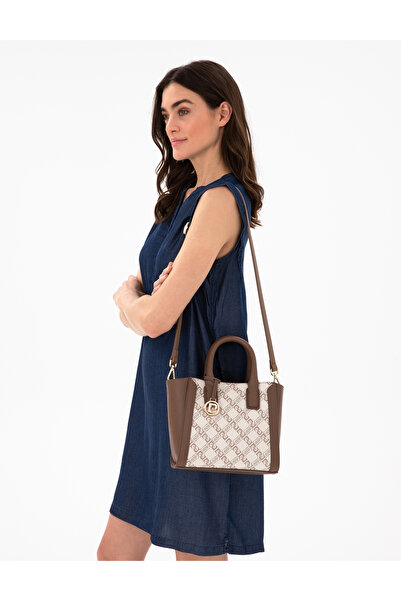 Pierre Cardin Μπεζ τσάντα χειρός 50305547-VR011