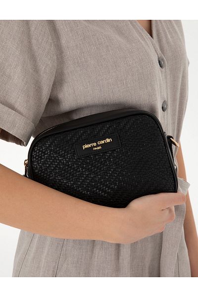 Pierre Cardin Black Crossbody Bag 50305503 -Vr046