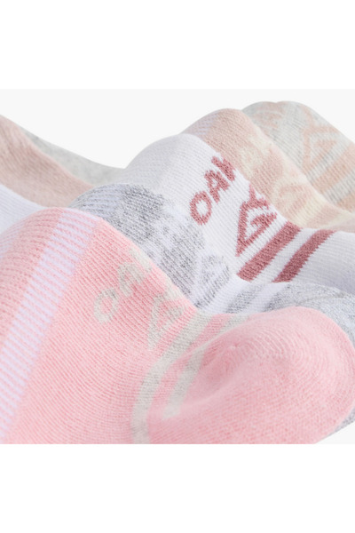 Oaklan by Shoexpress Logo Print Ankle Length Socks - Set of 5