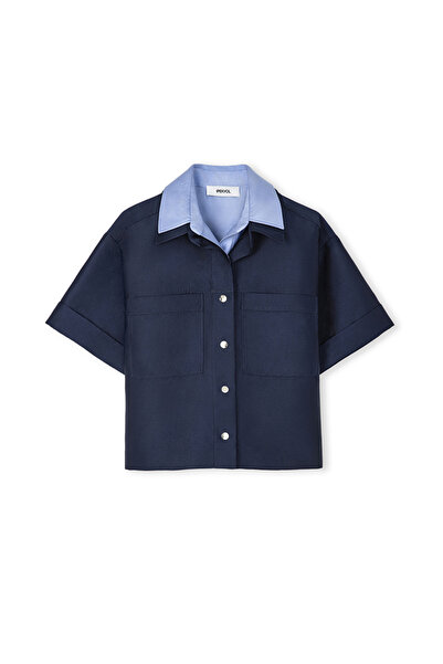 İpekyol Παλτό πουκάμισου εμφάνισης διπλού κομματιού