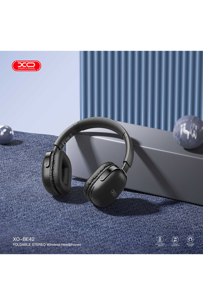 Xo ProFold Kablosuz Kulak Üstü Kulaklık BE42|Katlanabilir,Bluetooth v5.3–300m...