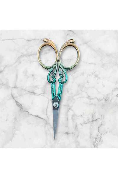 OZN AKSESUAR Green Rose - Special Day Ceremonial Scissors: Promise Engagement and Ribbon Opening
