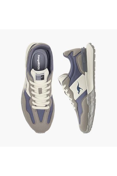 Kangaroos Men's Logo Detail Sports Shoes with Lace-Up Closure