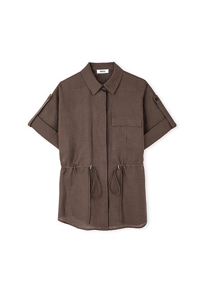 İpekyol Adjustable Waist Linen Shirt