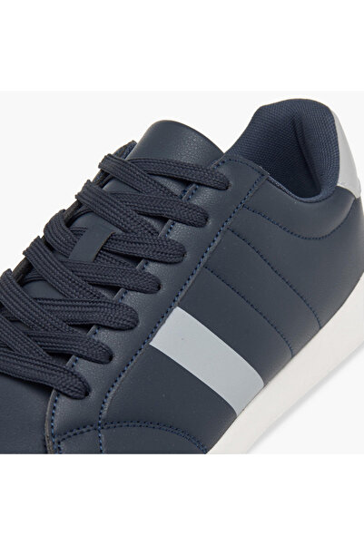 LBL by Shoexpress Stripe Detail Lace-Up Sneakers