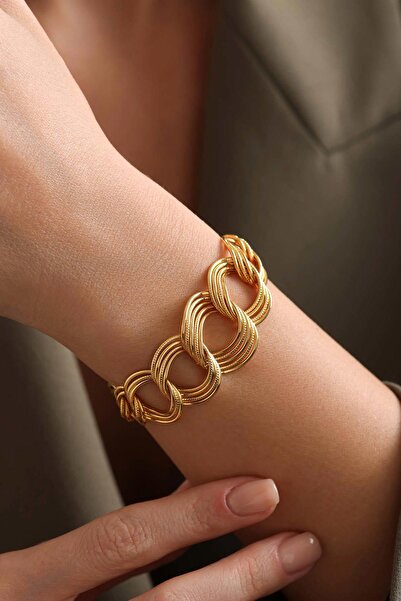 Bayar Gold 14 Ayar Altın Süzme Samanyolu Bileklik