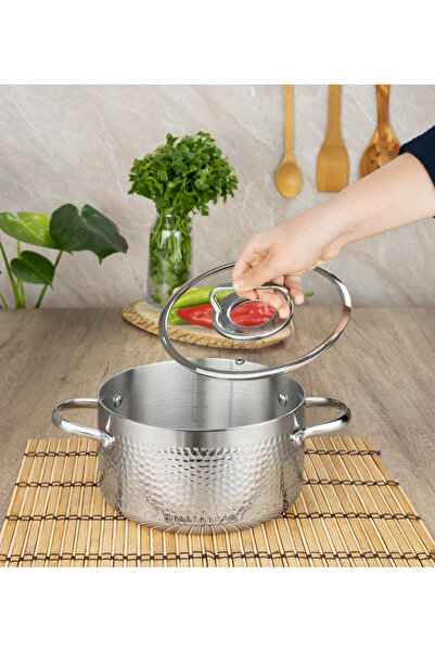 Zilan Nerezový hrnec ZLN1313, 2,5 l, 20 cm, kompatibilní s plynem, indukcí a elektrickým hrncem