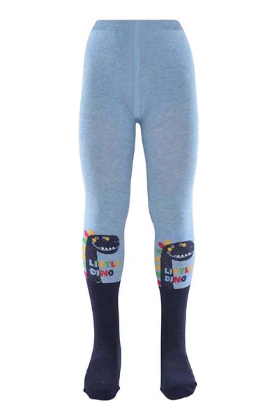 Ekinoks Boys' Cute Dino Pattern Cotton Pantyhose