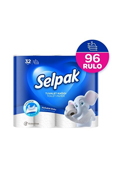Selpak ® Tuvalet Kağıdı 32x3 Set (96 RULO TUVALET KAĞIDI)