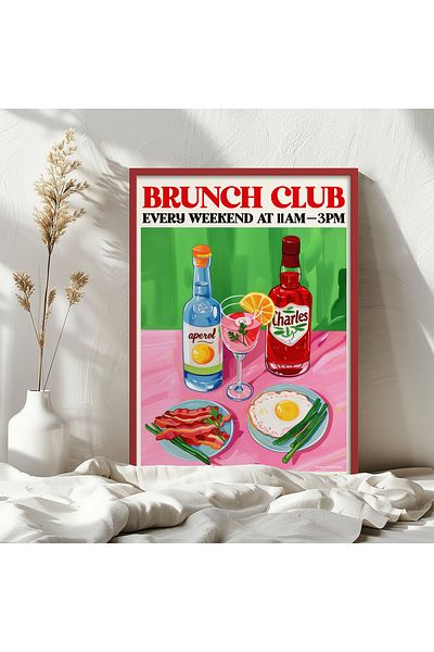 HOMEPACK Single Wooden Framed Painting One Piece Poster Painting Tk/1406