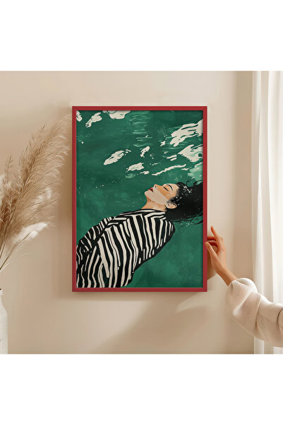 HOMEPACK Pictură cu un singur cadru din lemn Pictură poster dintr-o bucată TK/1398