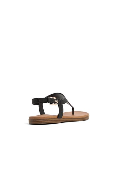 Call it Spring Black Tucson Flat Sandals For Women