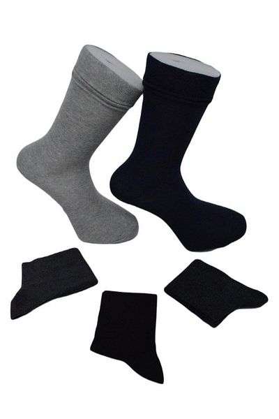 DoDe Flora Flora Ανδρικές κάλτσες Club Cotton 5 τεμαχίων Long Conch Lycra Socket