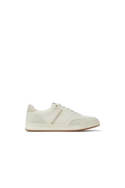 Aldo White Palisade Shoes For Mens