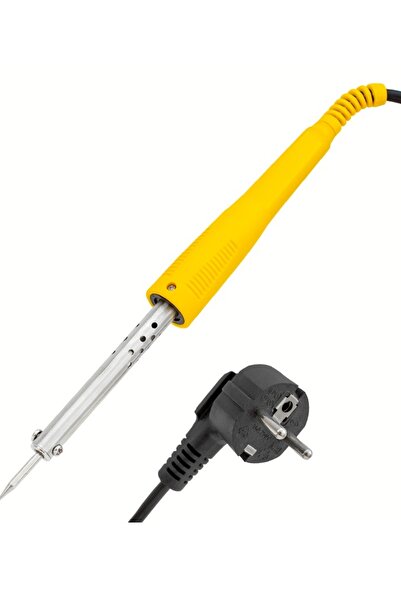 usin 30 Watt Topraklı Havya Kalem Lehim Kaynak Cihazı + Büyüteçli Havya Standı +havya Pastası +lehim Teli