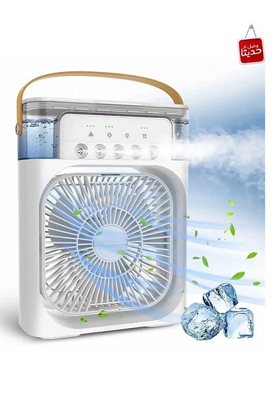 Cady One Mini Air Cooling Fan With 500ml Water Tank 3 Wind Modes 3 Spray Modes 7 Colors Usb Rechargeable