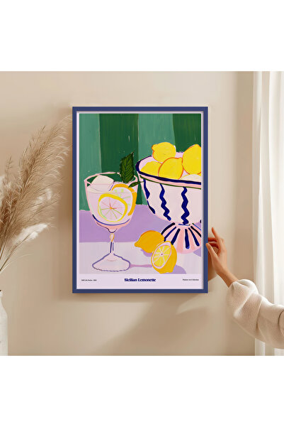 HOMEPACK Pictură cu un singur cadru din lemn Pictură poster dintr-o bucată TK/1409