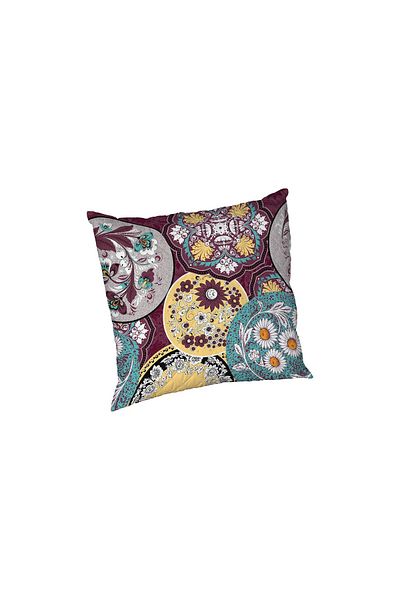 ALCAM Mandala pillow, quilted microfiber Alcam, 70x70 cm