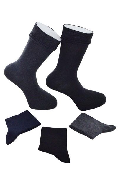 DoDe Flora Flora Ανδρικές κάλτσες Club Cotton 5 τεμαχίων Long Conch Lycra Socket