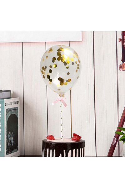 Huoberr Set of 24 Cake Decorations, Cardboard/latex, Multicolor