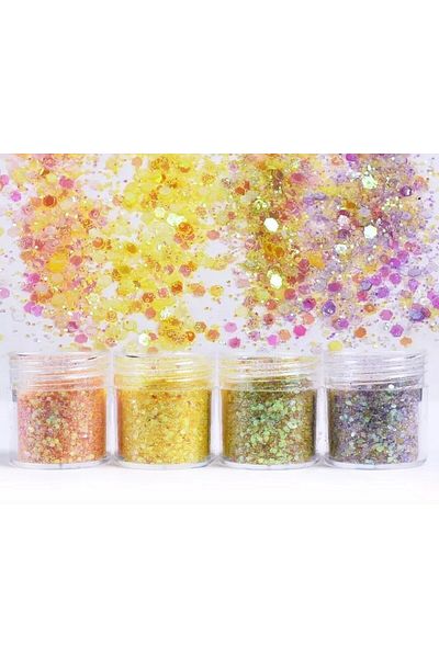 Generic Resin art sparkling particles set
