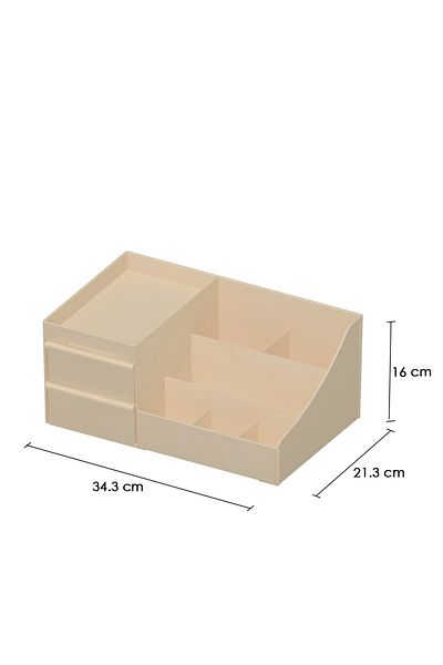 Pufwin Home Elegance XL Transparent Drawers Jewelry Makeup Perfume Cosmetic Cream Organizer Organizer