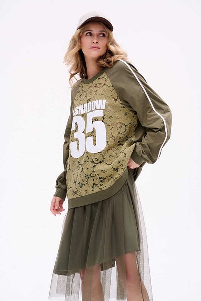 Blue Shadow Bosti Khaki Women's Tunic
