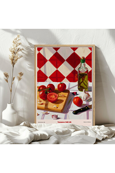 HOMEPACK Tekli Ahşap Çerçeveli Tablo Tek Parça Poster Tablo TK/1411