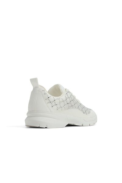 Aldo White Embber Fashion Athletics For Womens