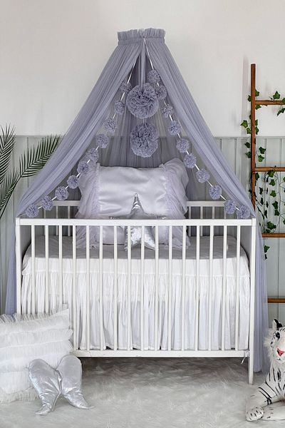 Miniden Gray Apparatus Crib Mosquito Net