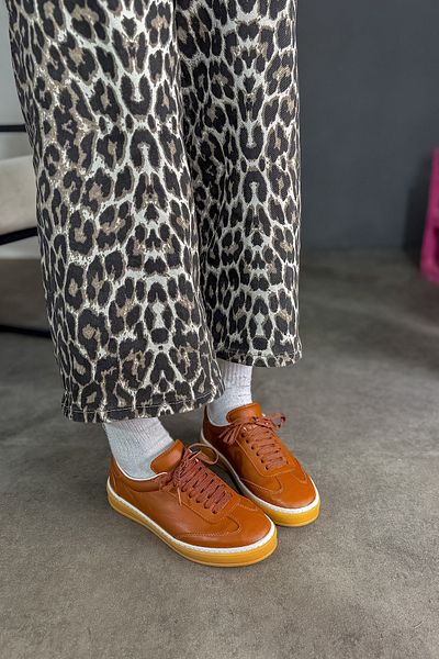 SHOEBELLAS Pantofi de damă Tessa Tan Skin din piele naturală